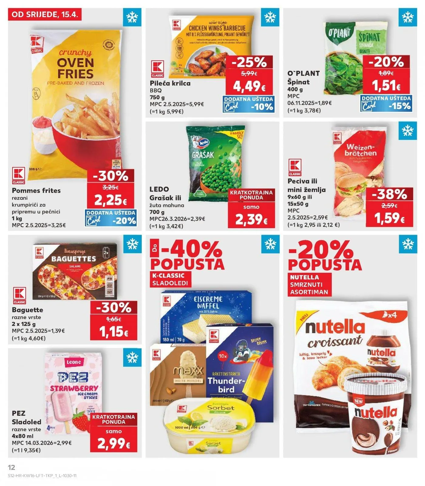 Katalog Kaufland katalog do 21.04.2026 od 15. travnja do 21. travnja 2026. - Pregled Stranica 12