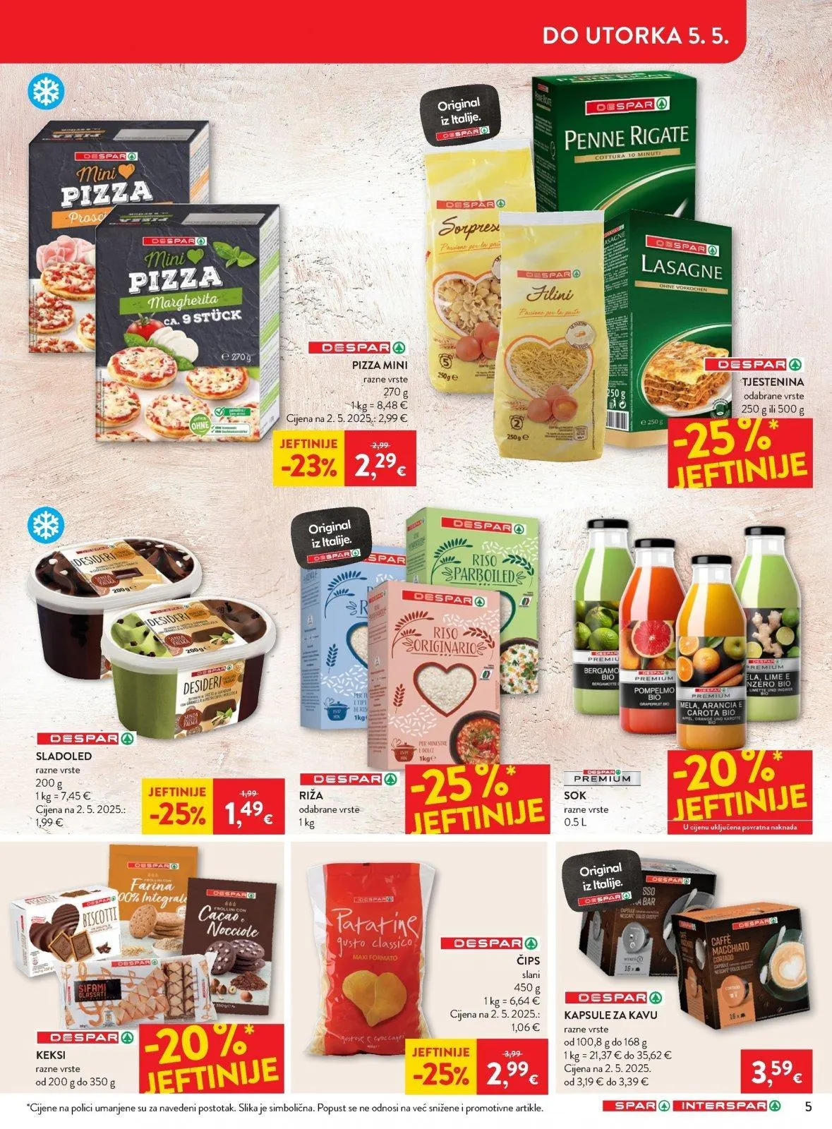 Katalog Interspar katalog do 05.05.2026 od 29. travnja do 5. svibnja 2026. - Pregled Stranica 5