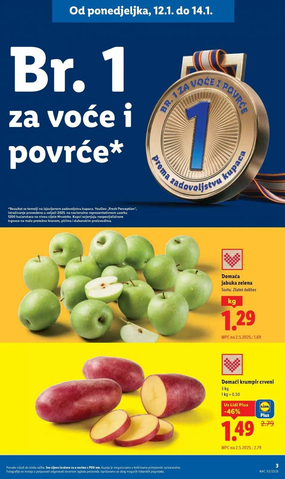 Katalog Lidl katalog do 18.01.2026 od 15. siječnja do 18. siječnja 2026. - Pregled Stranica 3