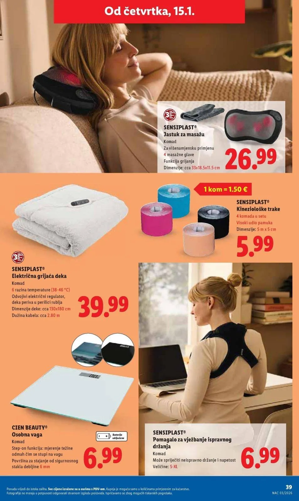 Katalog Lidl katalog do 18.01.2026 od 15. siječnja do 18. siječnja 2026. - Pregled Stranica 39