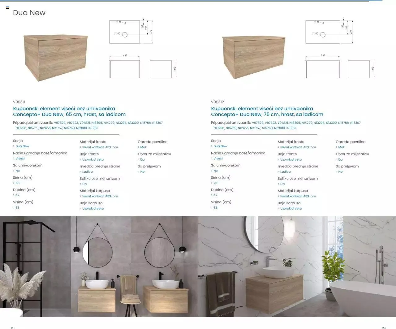 Katalog Kupaonski namještaj i ogledala 2023 Fero-term od 13. ožujka do 31. prosinca 2023. - Pregled Stranica 15