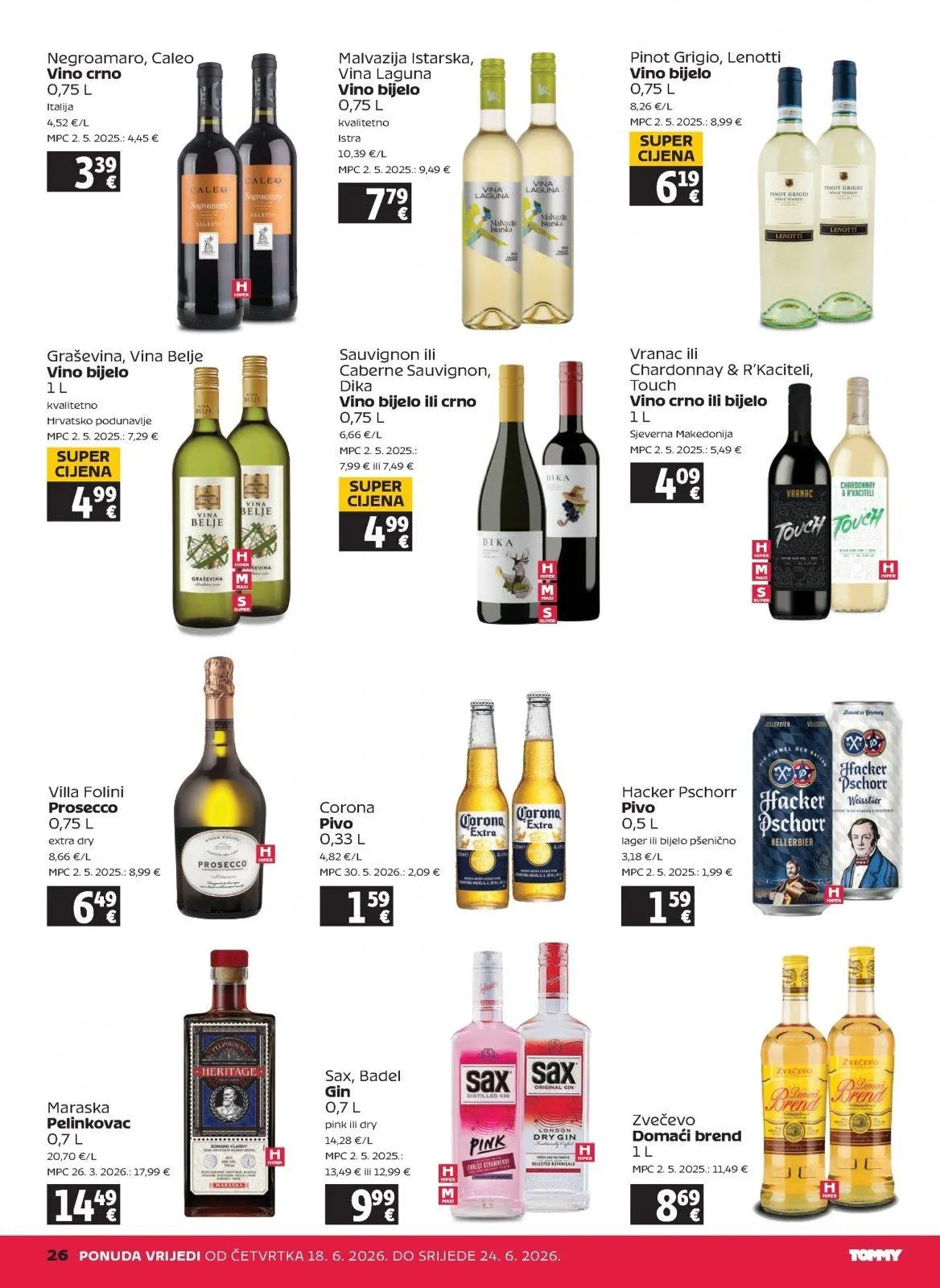 Katalog Tommy katalog do 24.06.2026 od 18. lipnja do 24. lipnja 2026. - Pregled Stranica 26