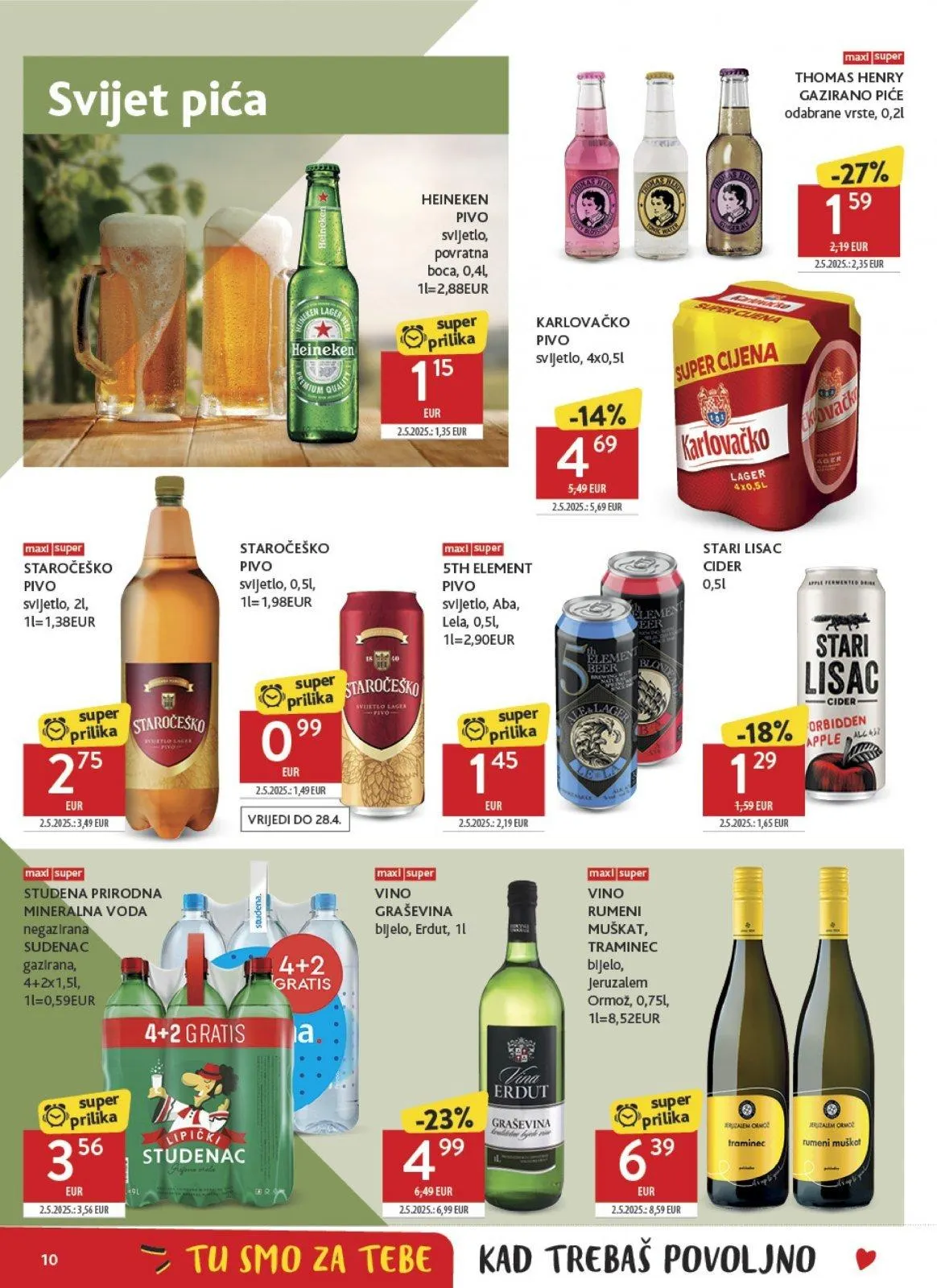Katalog Konzum katalog do 21.04.2026 od 16. travnja do 21. travnja 2026. - Pregled Stranica 10