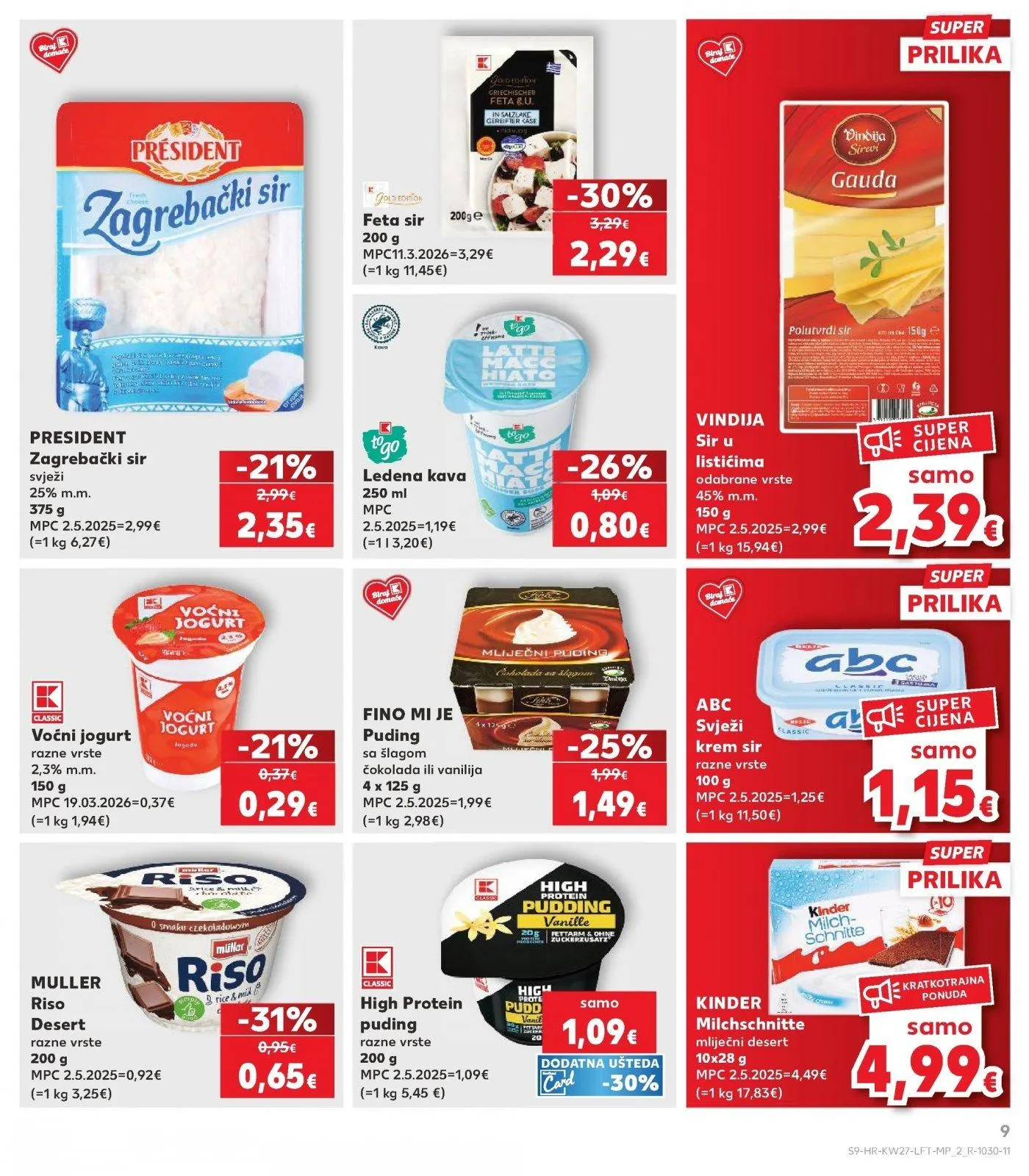 Katalog Kaufland katalog do 07.07.2026 od 1. srpnja do 7. srpnja 2026. - Pregled Stranica 9
