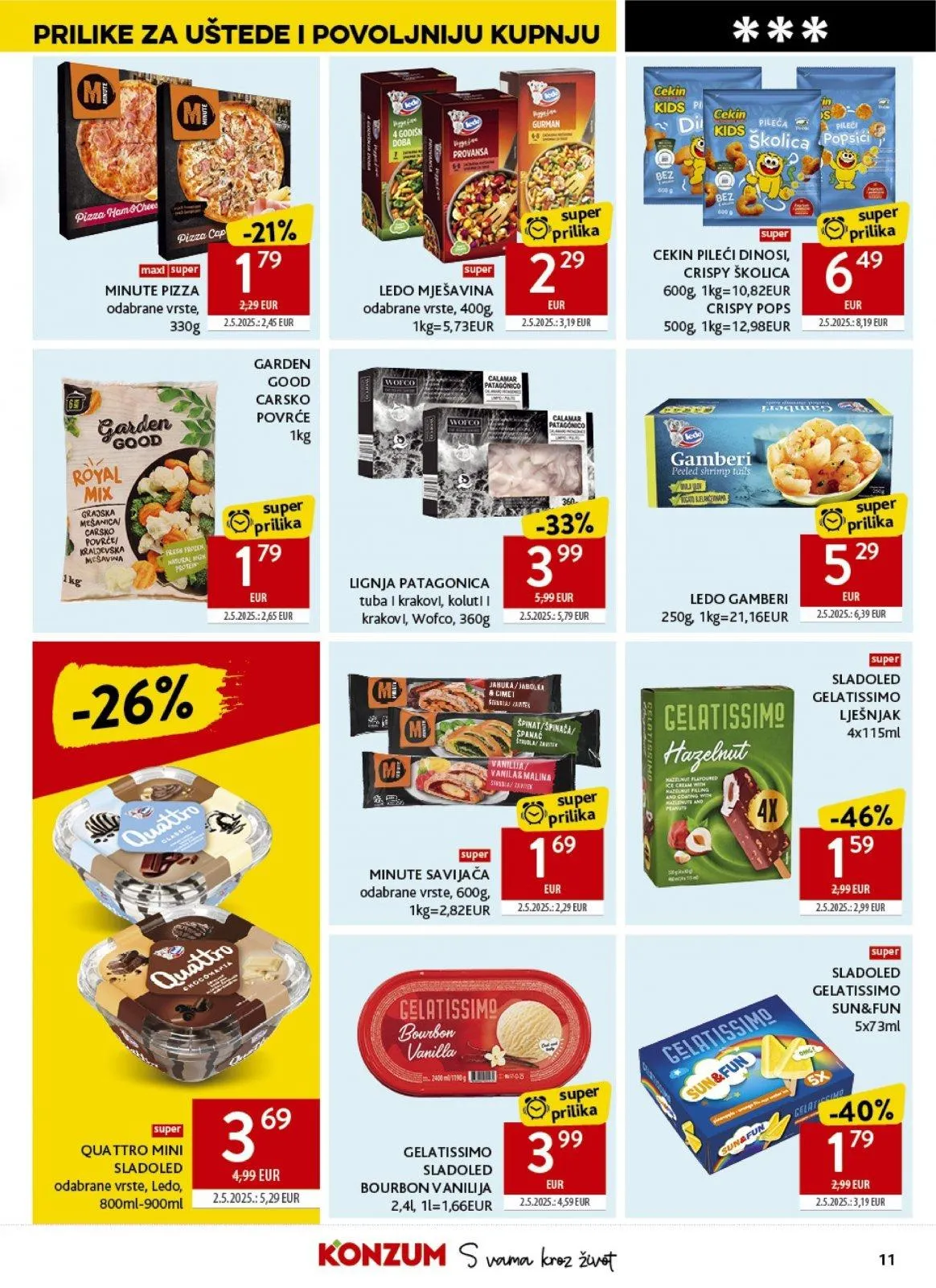 Katalog Konzum katalog do 14.04.2026 od 8. travnja do 14. travnja 2026. - Pregled Stranica 11