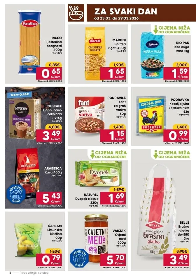 Katalog Pivac katalog do 29.03.2026 od 23. ožujka do 29. ožujka 2026. - Pregled Stranica 8