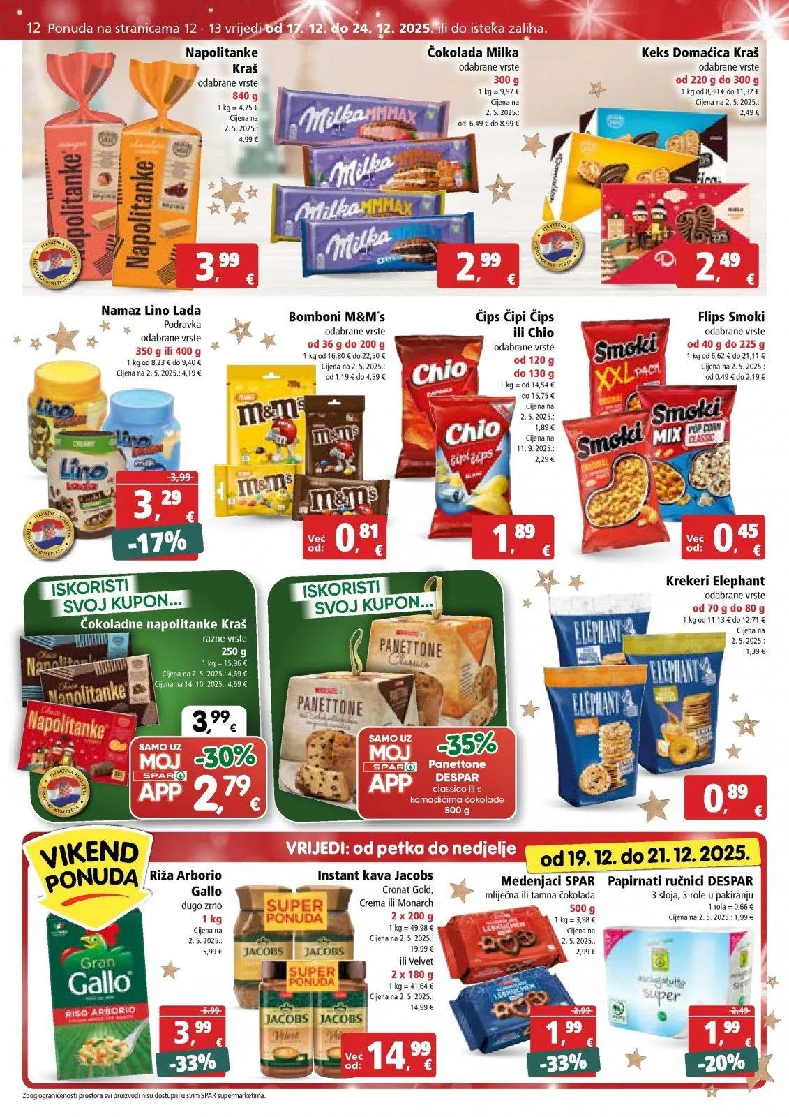 Katalog Spar katalog do 23.12.2025 od 17. prosinca do 23. prosinca 2025. - Pregled Stranica 12