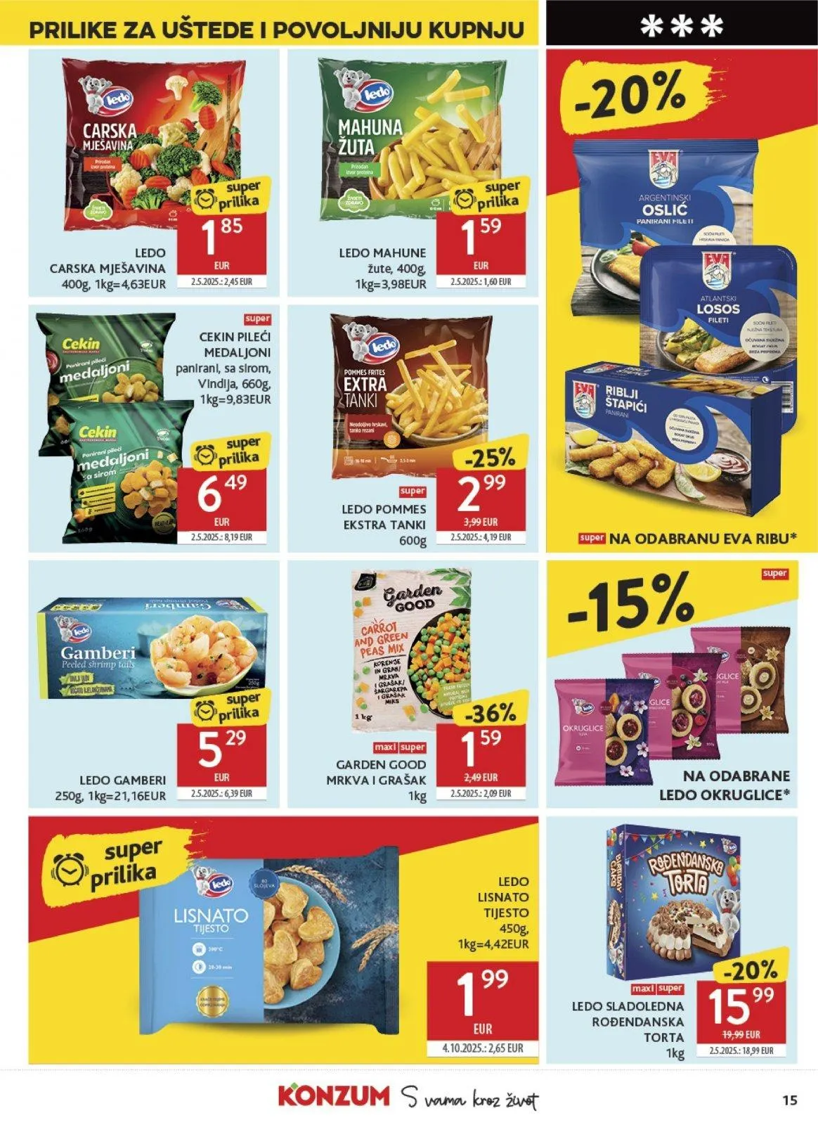 Katalog Konzum katalog do 27.01.2026 od 22. siječnja do 27. siječnja 2026. - Pregled Stranica 15