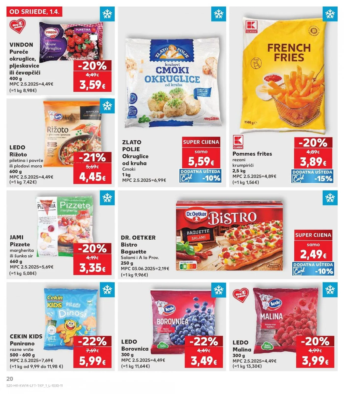 Katalog Kaufland katalog do 07.04.2026 od 1. travnja do 7. travnja 2026. - Pregled Stranica 20