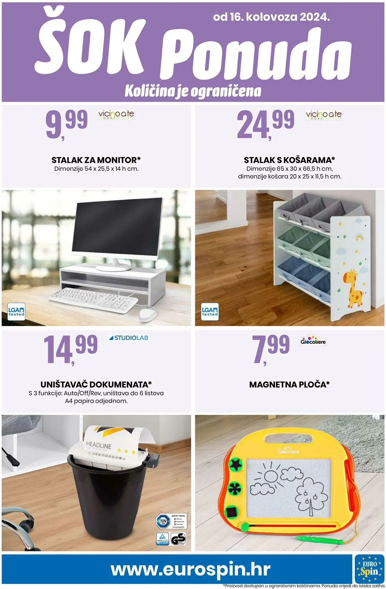 Katalog Eurospin od 16. kolovoza do 21. kolovoza 2024. - Pregled Stranica 13