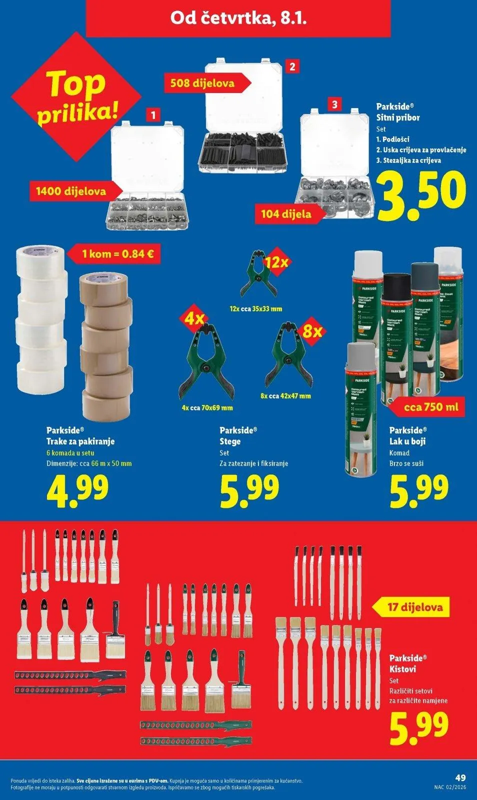 Katalog Lidl katalog do 11.01.2026 od 6. siječnja do 11. siječnja 2026. - Pregled Stranica 49