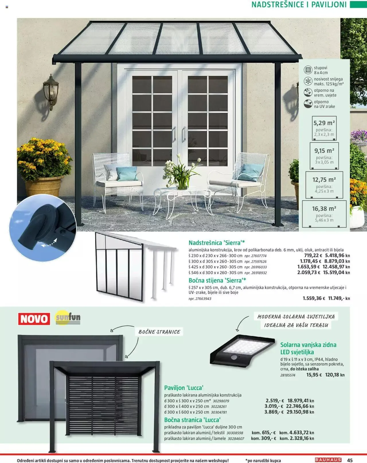 Katalog Vrtni namještaj Bauhaus od 24. ožujka do 31. srpnja 2023. - Pregled Stranica 45