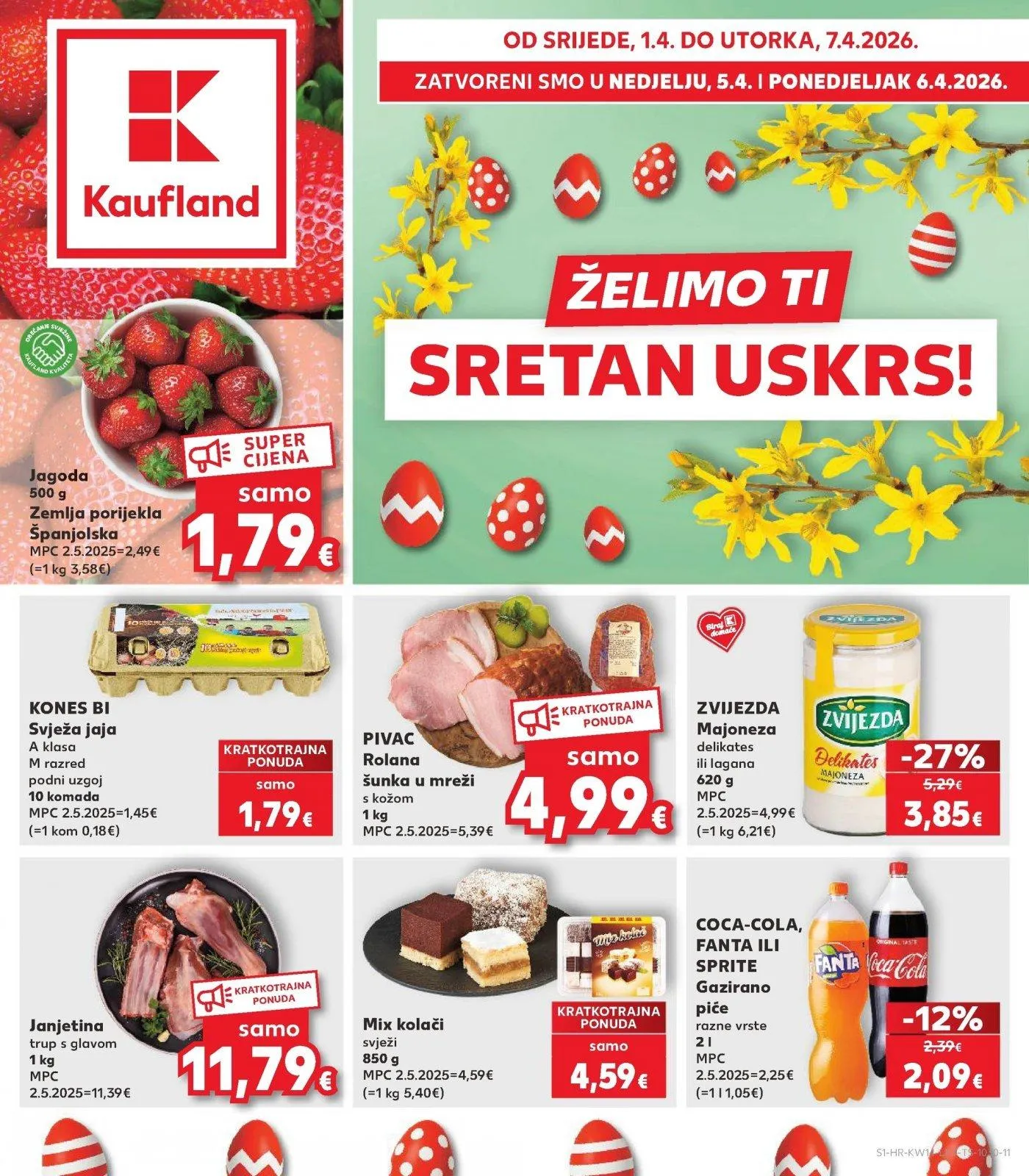 Katalog Kaufland katalog do 07.04.2026 od 1. travnja do 7. travnja 2026. - Pregled Stranica 1