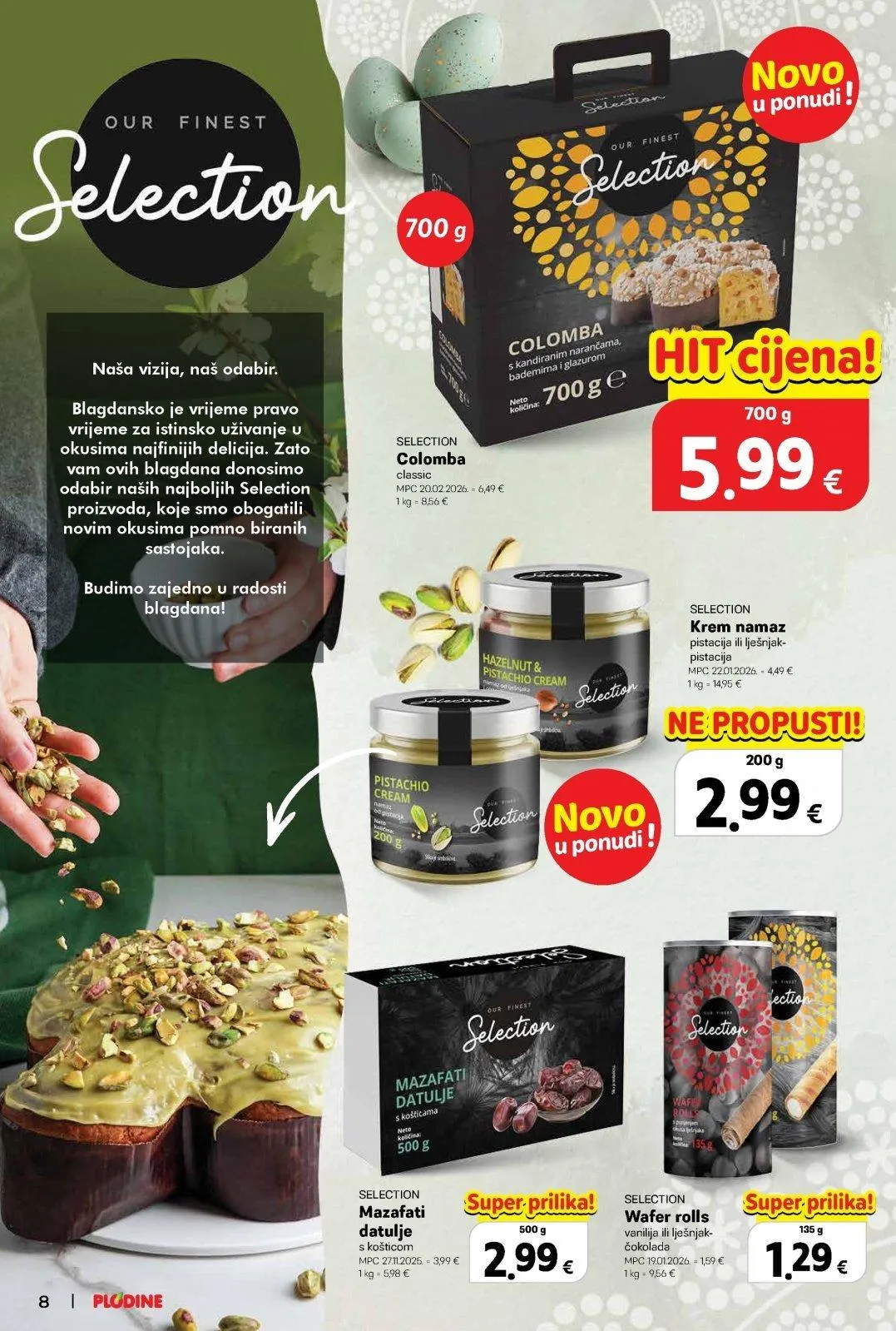 Katalog Plodine katalog do 17.03.2026 od 12. ožujka do 17. ožujka 2026. - Pregled Stranica 8