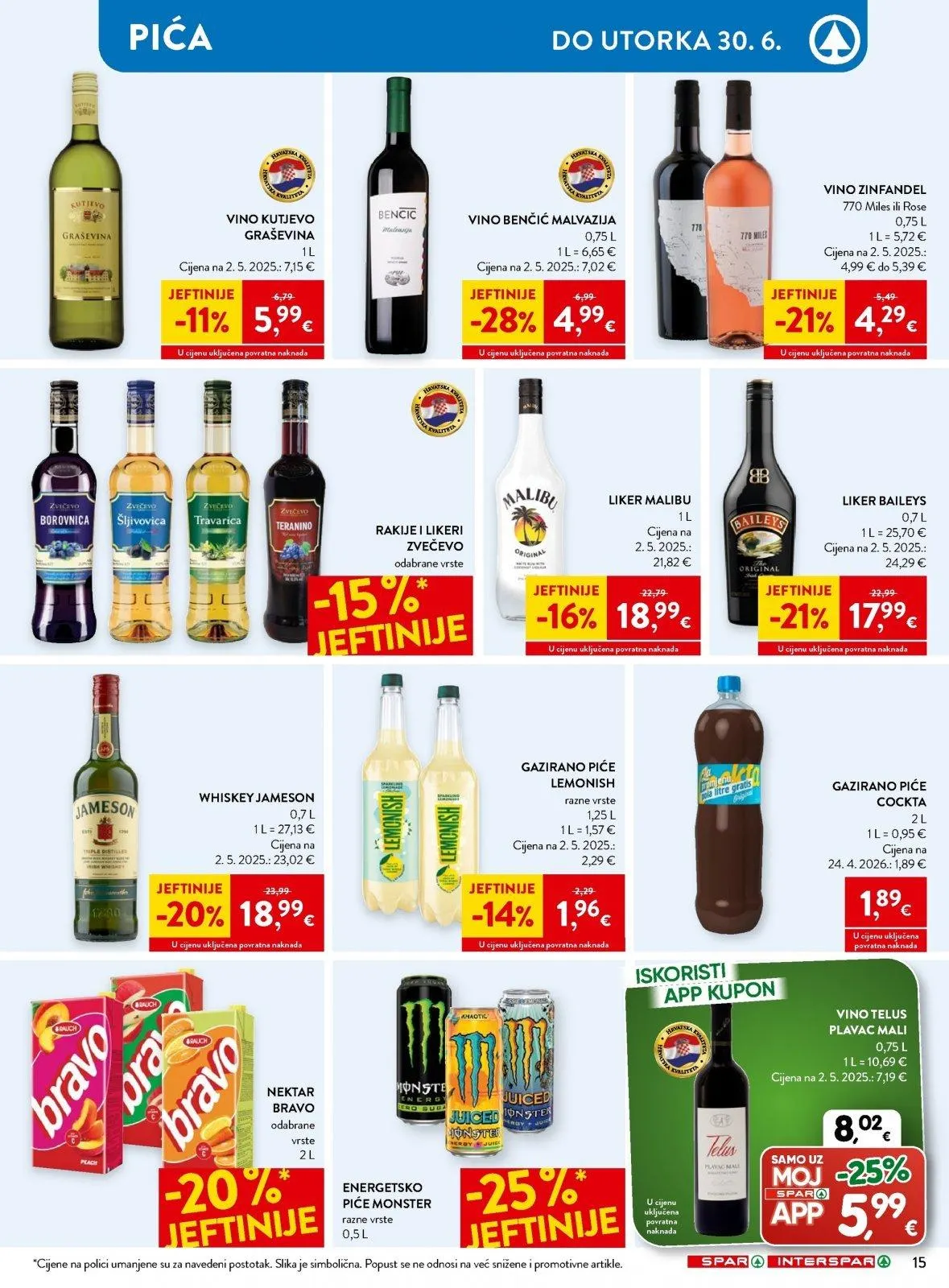 Katalog Spar katalog do 30.06.2026 od 25. lipnja do 30. lipnja 2026. - Pregled Stranica 23