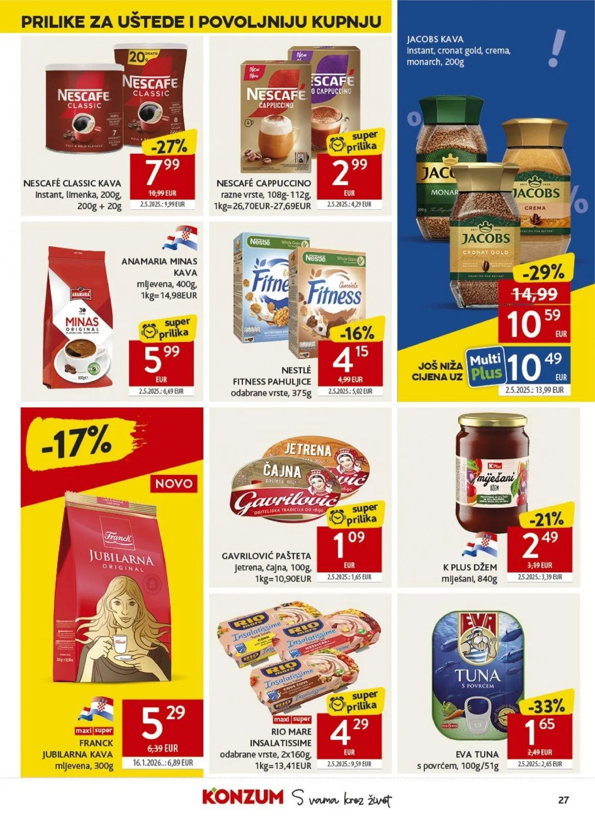 Katalog Konzum katalog do 28.04.2026 od 22. travnja do 28. travnja 2026. - Pregled Stranica 27