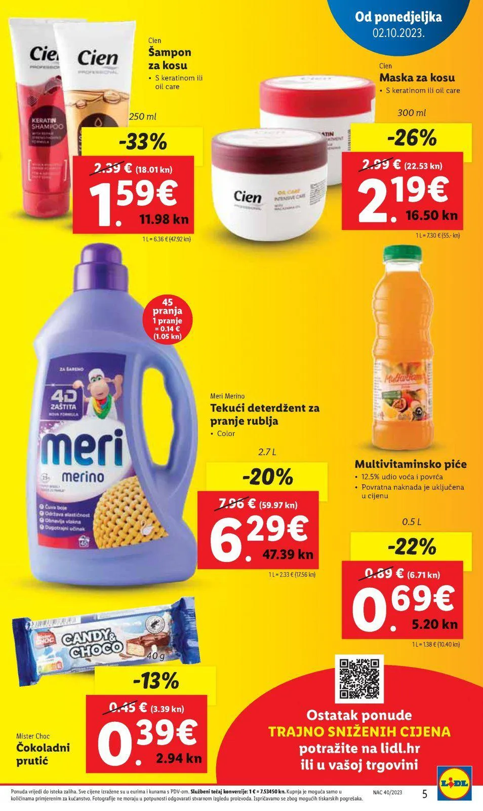 Katalog Lidl katalog do 08.10.2023 od 28. rujna do 8. listopada 2023. - Pregled Stranica 5
