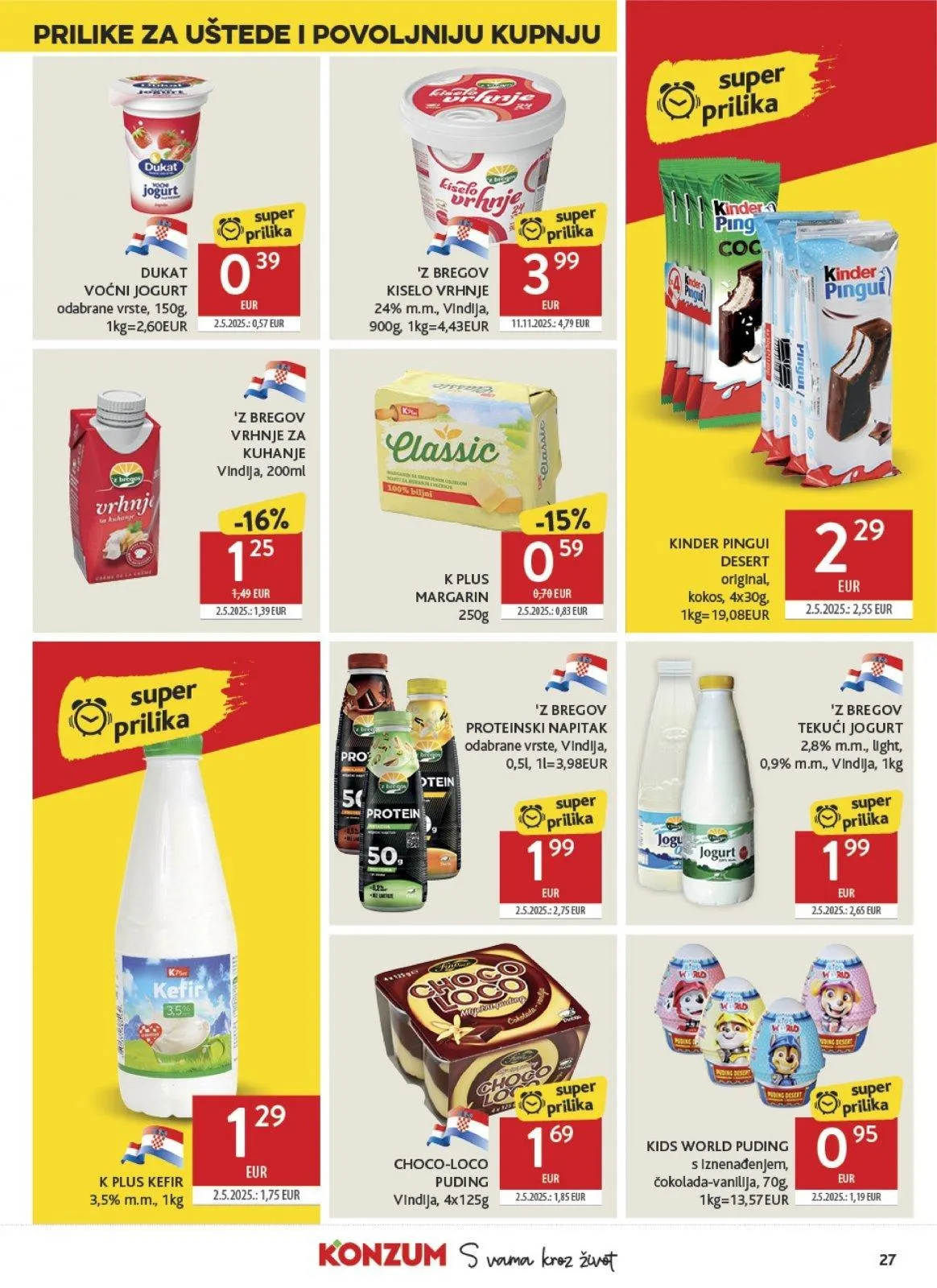 Katalog Konzum katalog do 19.05.2026 od 14. svibnja do 19. svibnja 2026. - Pregled Stranica 27