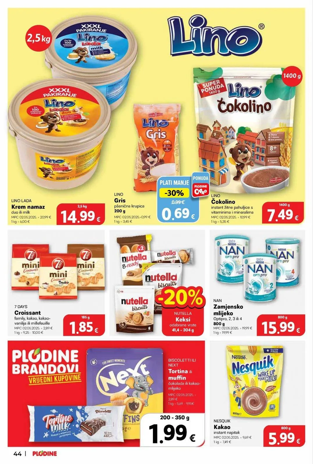 Katalog Plodine katalog do 23.06.2026 od 17. lipnja do 23. lipnja 2026. - Pregled Stranica 44