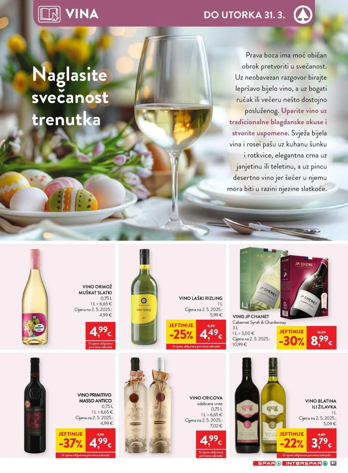 Katalog Interspar katalog do 31.03.2026 od 26. ožujka do 31. ožujka 2026. - Pregled Stranica 18