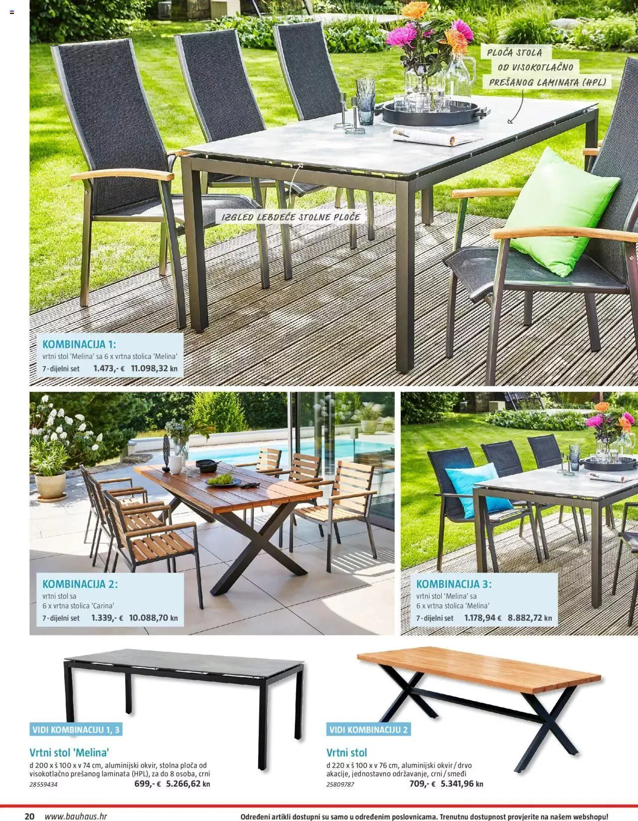 Katalog Vrtni namještaj Bauhaus od 24. ožujka do 31. srpnja 2023. - Pregled Stranica 20