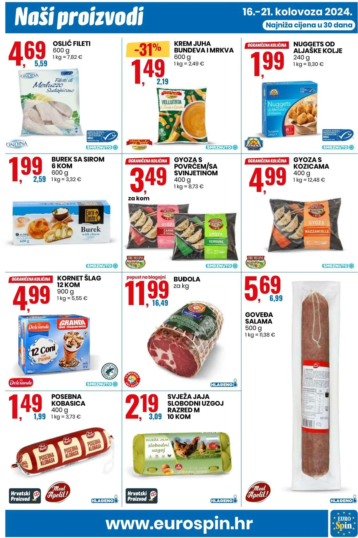 Katalog Eurospin od 16. kolovoza do 21. kolovoza 2024. - Pregled Stranica 9