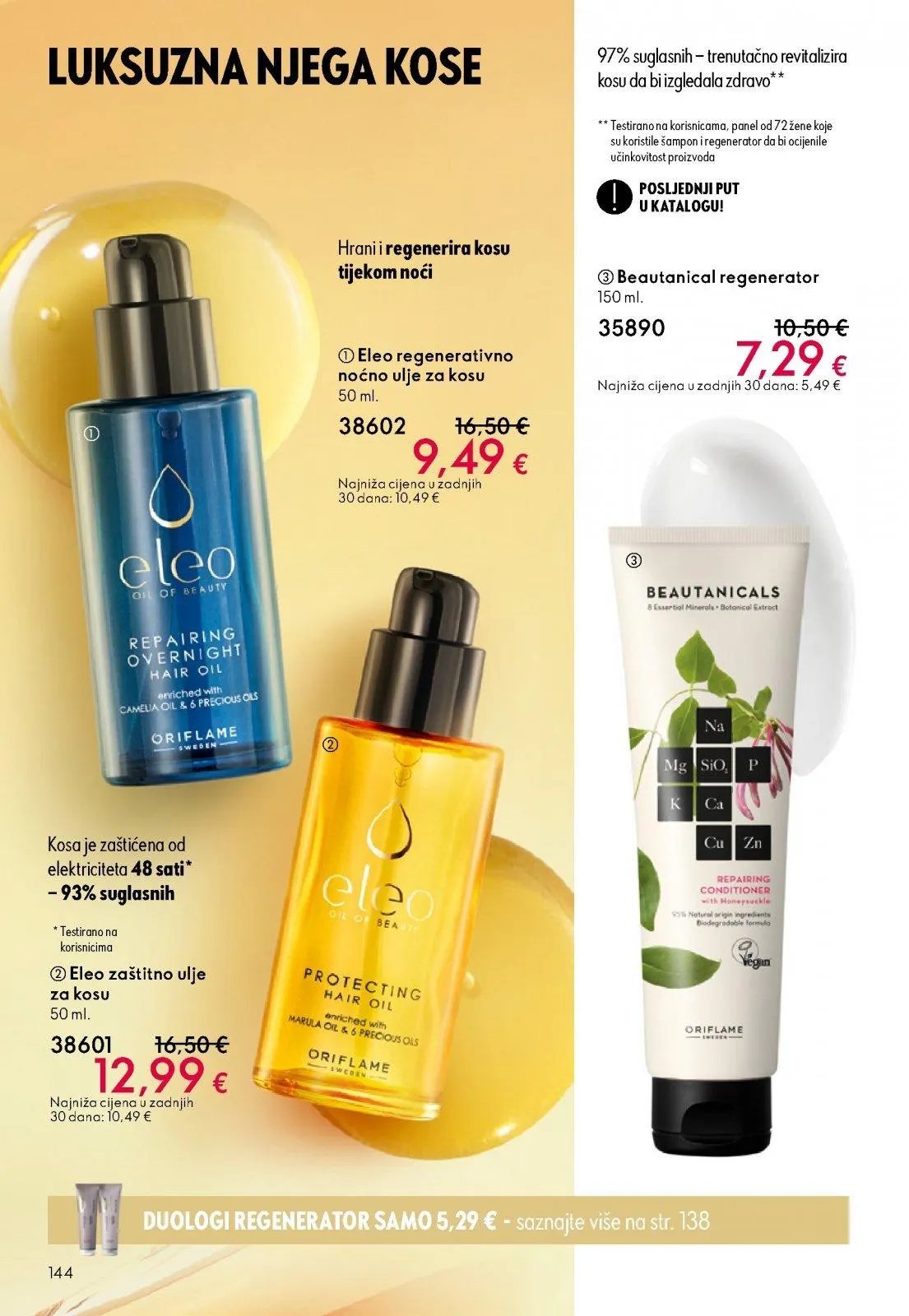 Katalog Oriflame katalog do 09.12.2025 od 3. prosinca do 9. prosinca 2025. - Pregled Stranica 144