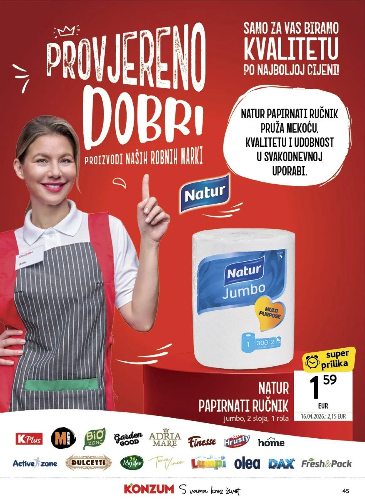 Katalog Konzum katalog do 02.06.2026 od 28. svibnja do 2. lipnja 2026. - Pregled Stranica 45