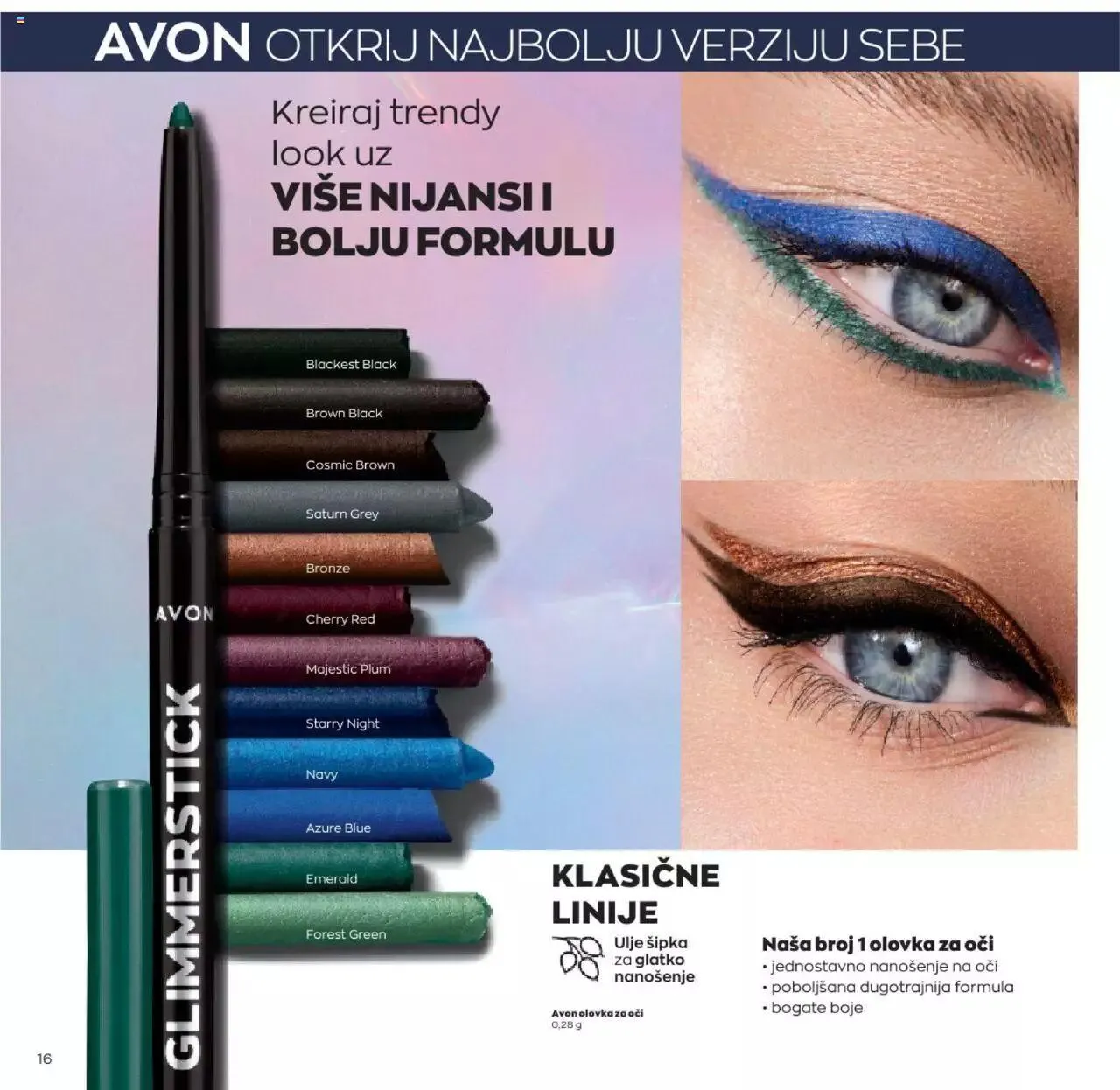 Katalog Avon katalog - Make-up vodič od 12. siječnja do 6. veljače 2024. - Pregled Stranica 16