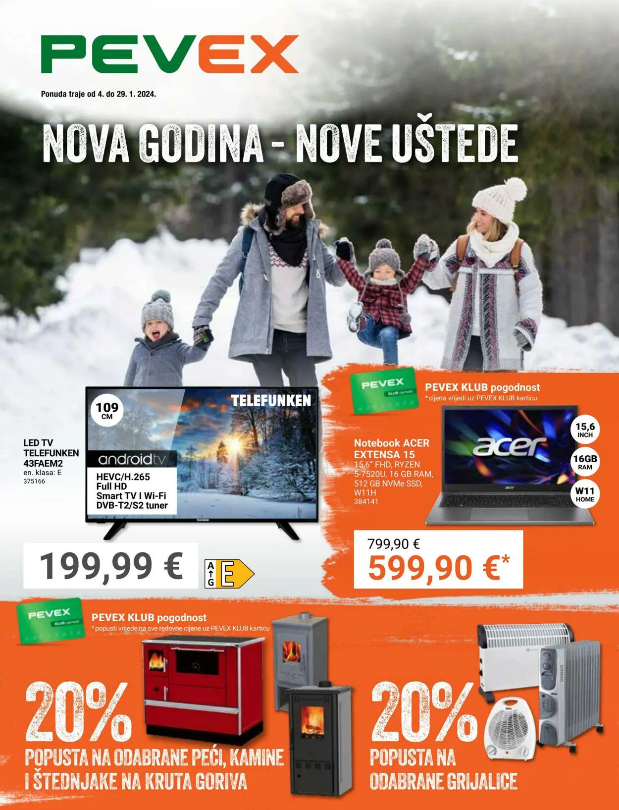 Katalog Pevex od 4. siječnja do 29. siječnja 2024. - Pregled Stranica 