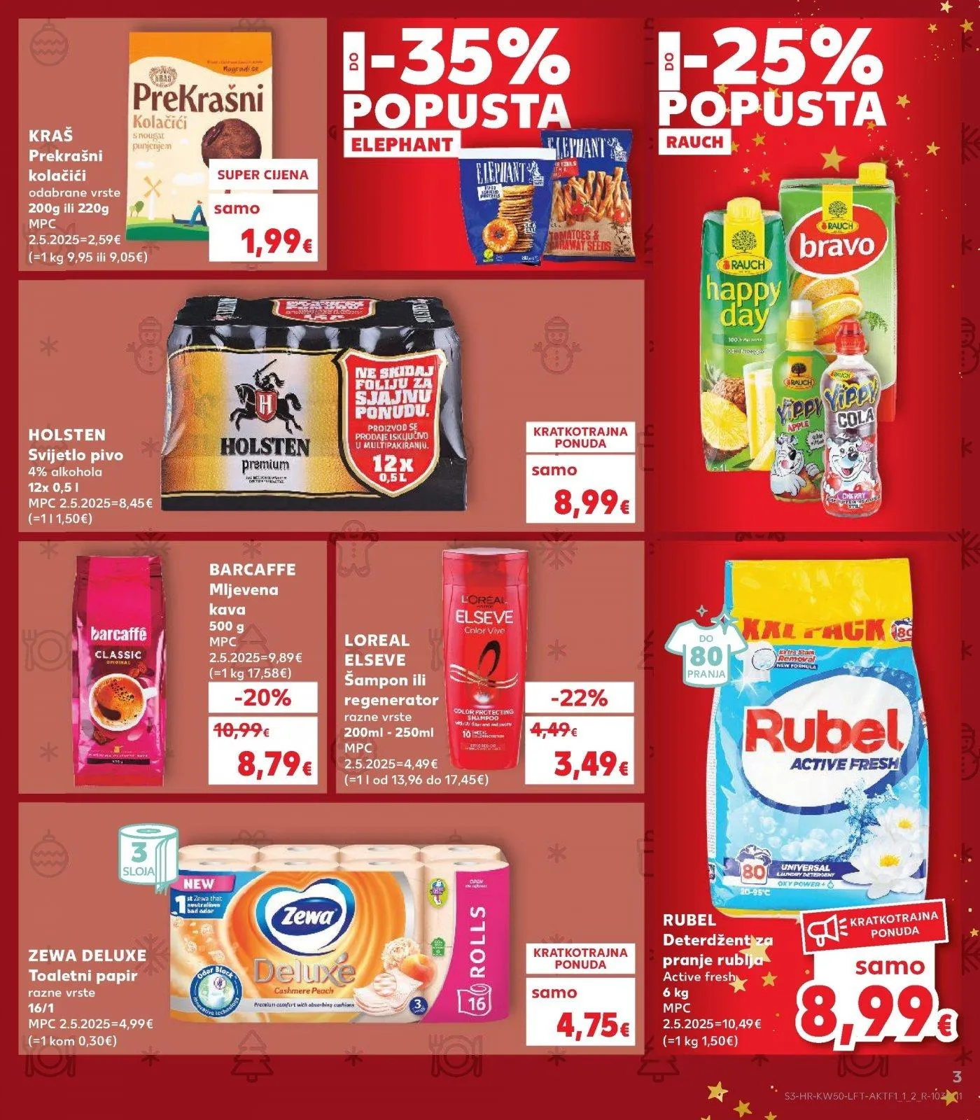 Katalog Kaufland katalog do 16.12.2025 od 10. prosinca do 16. prosinca 2025. - Pregled Stranica 3