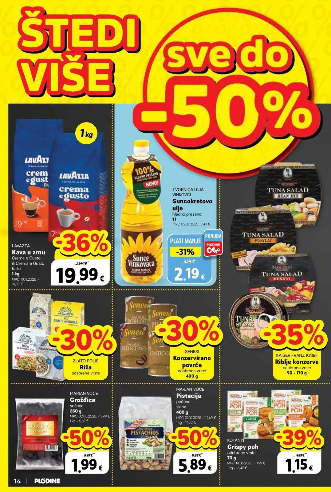 Katalog Plodine katalog do 11.11.2025 od 6. studenoga do 11. studenoga 2025. - Pregled Stranica 14