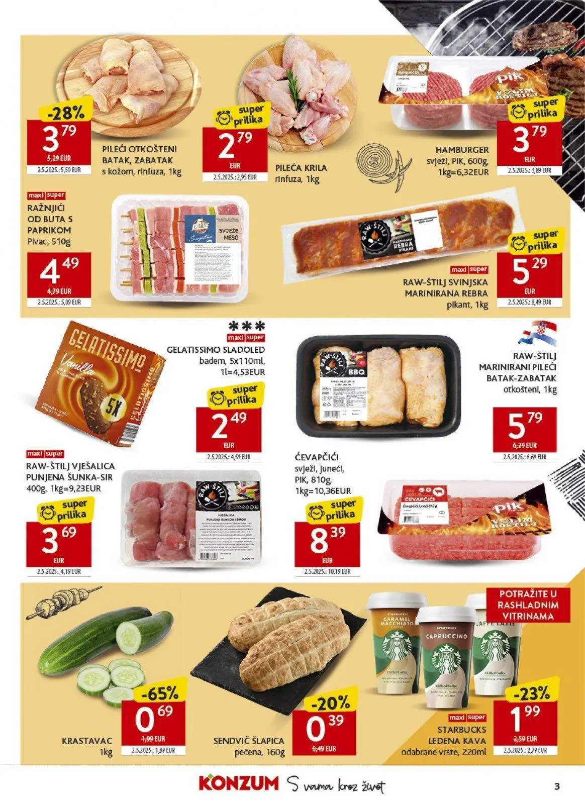 Katalog Konzum katalog do 05.05.2026 od 29. travnja do 5. svibnja 2026. - Pregled Stranica 3