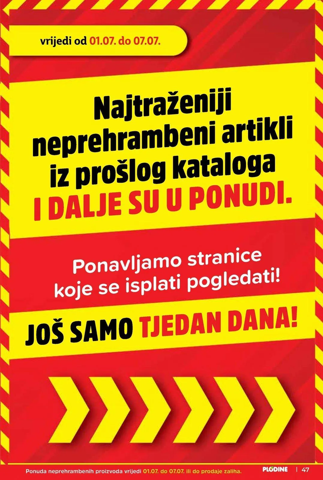 Katalog Plodine katalog do 07.07.2026 od 1. srpnja do 7. srpnja 2026. - Pregled Stranica 47