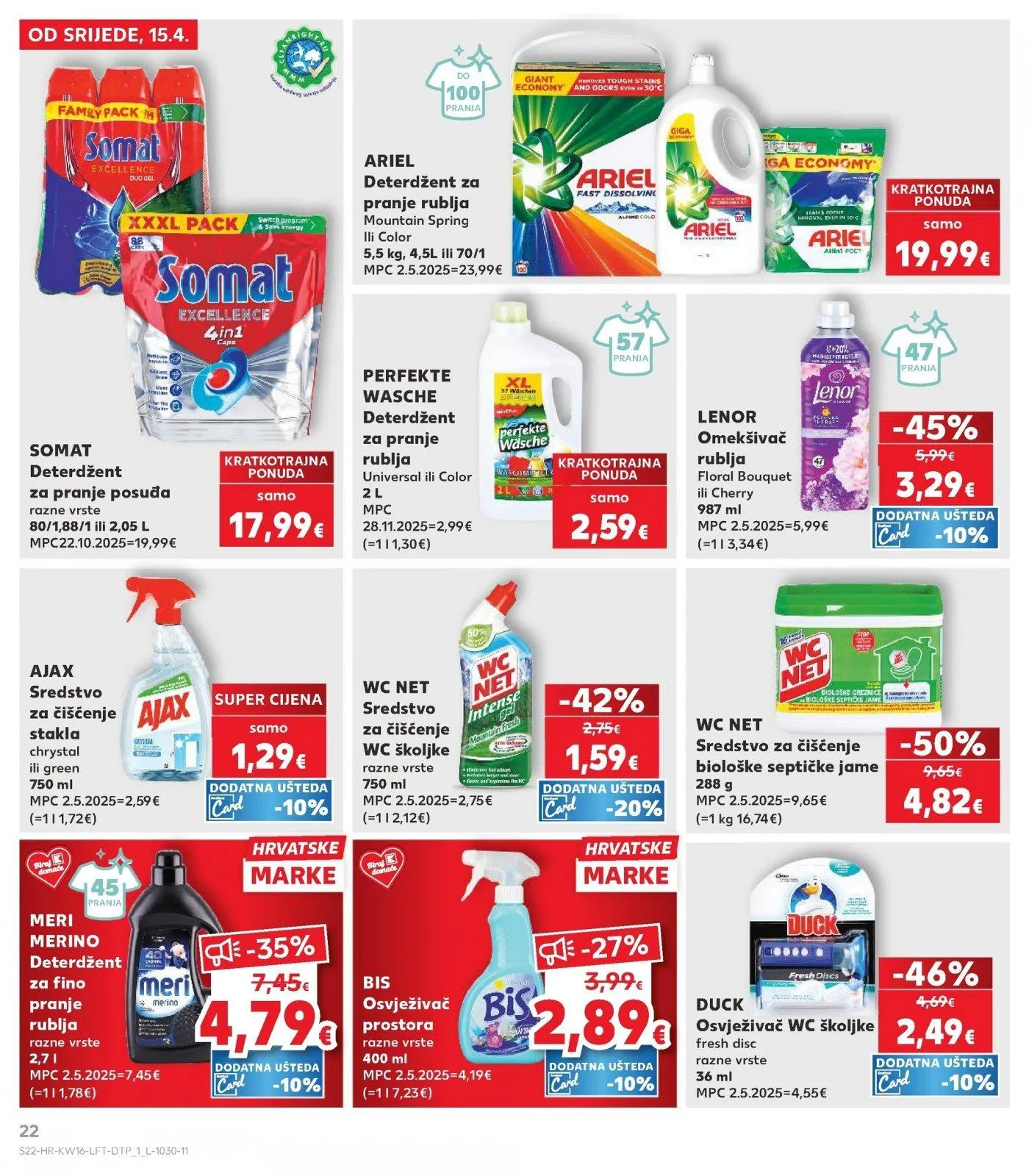 Katalog Kaufland katalog do 21.04.2026 od 15. travnja do 21. travnja 2026. - Pregled Stranica 22