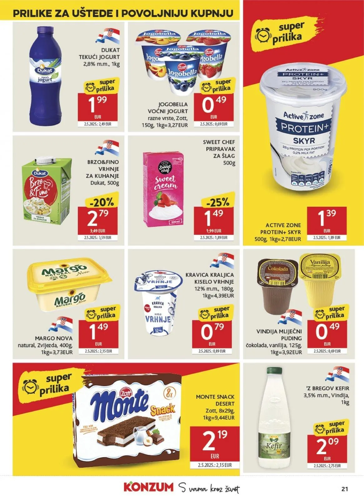 Katalog Konzum katalog do 26.05.2026 od 20. svibnja do 26. svibnja 2026. - Pregled Stranica 21