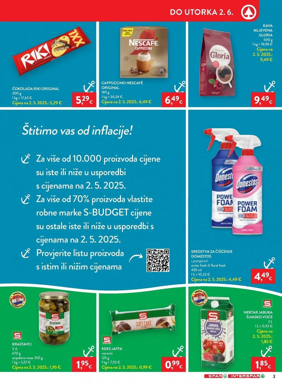 Katalog Interspar katalog do 02.06.2026 od 28. svibnja do 2. lipnja 2026. - Pregled Stranica 3