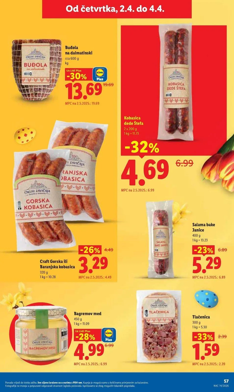 Katalog Lidl katalog do 04.04.2026 od 26. ožujka do 4. travnja 2026. - Pregled Stranica 57
