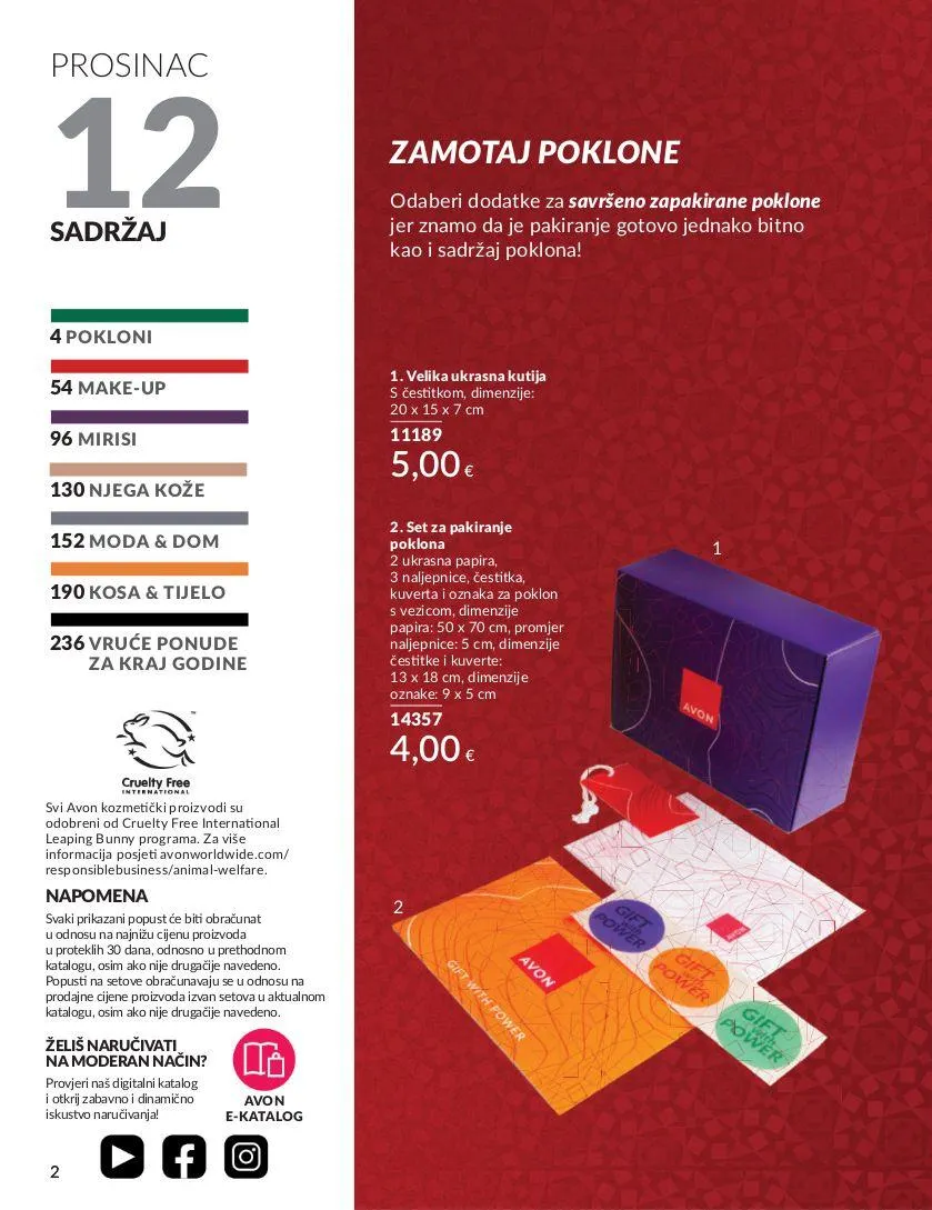 Katalog Avon od 8. prosinca do 22. prosinca 2025. - Pregled Stranica 2