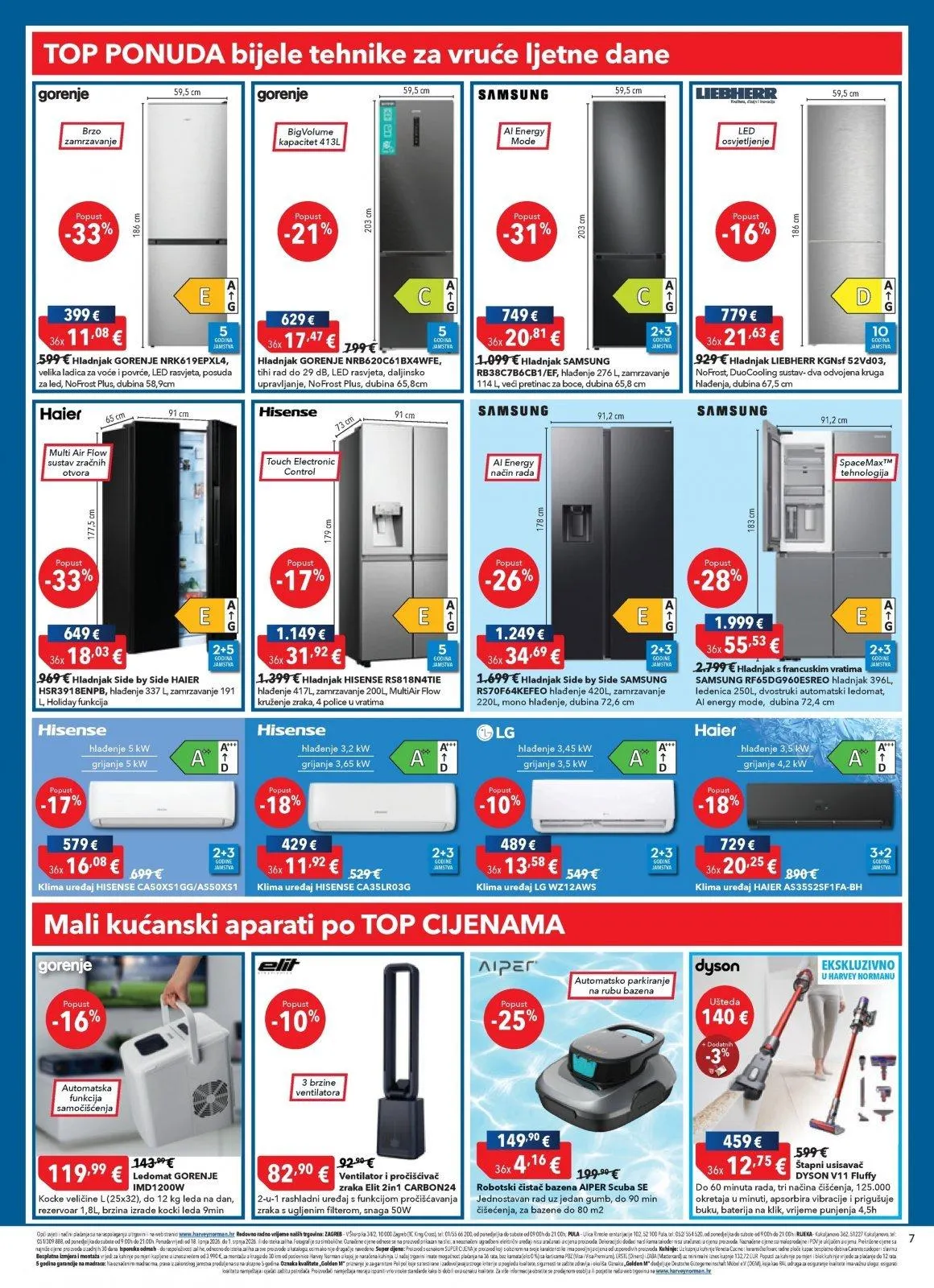 Katalog Harvey Norman katalog do 01.07.2026 od 26. lipnja do 1. srpnja 2026. - Pregled Stranica 7