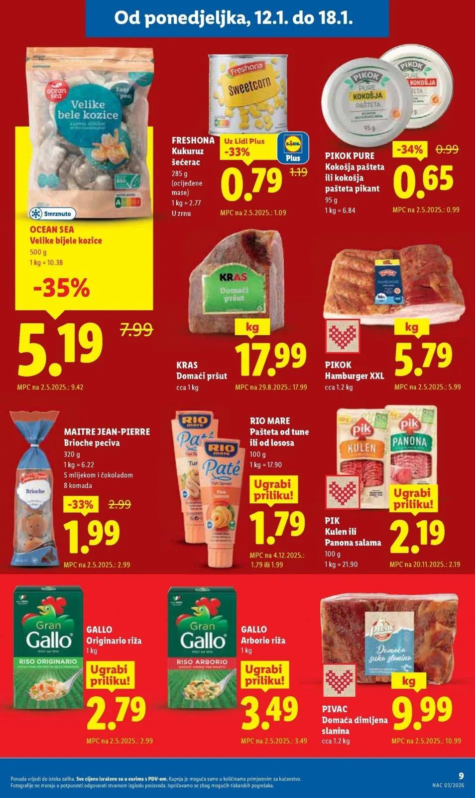 Katalog Lidl katalog do 18.01.2026 od 15. siječnja do 18. siječnja 2026. - Pregled Stranica 9