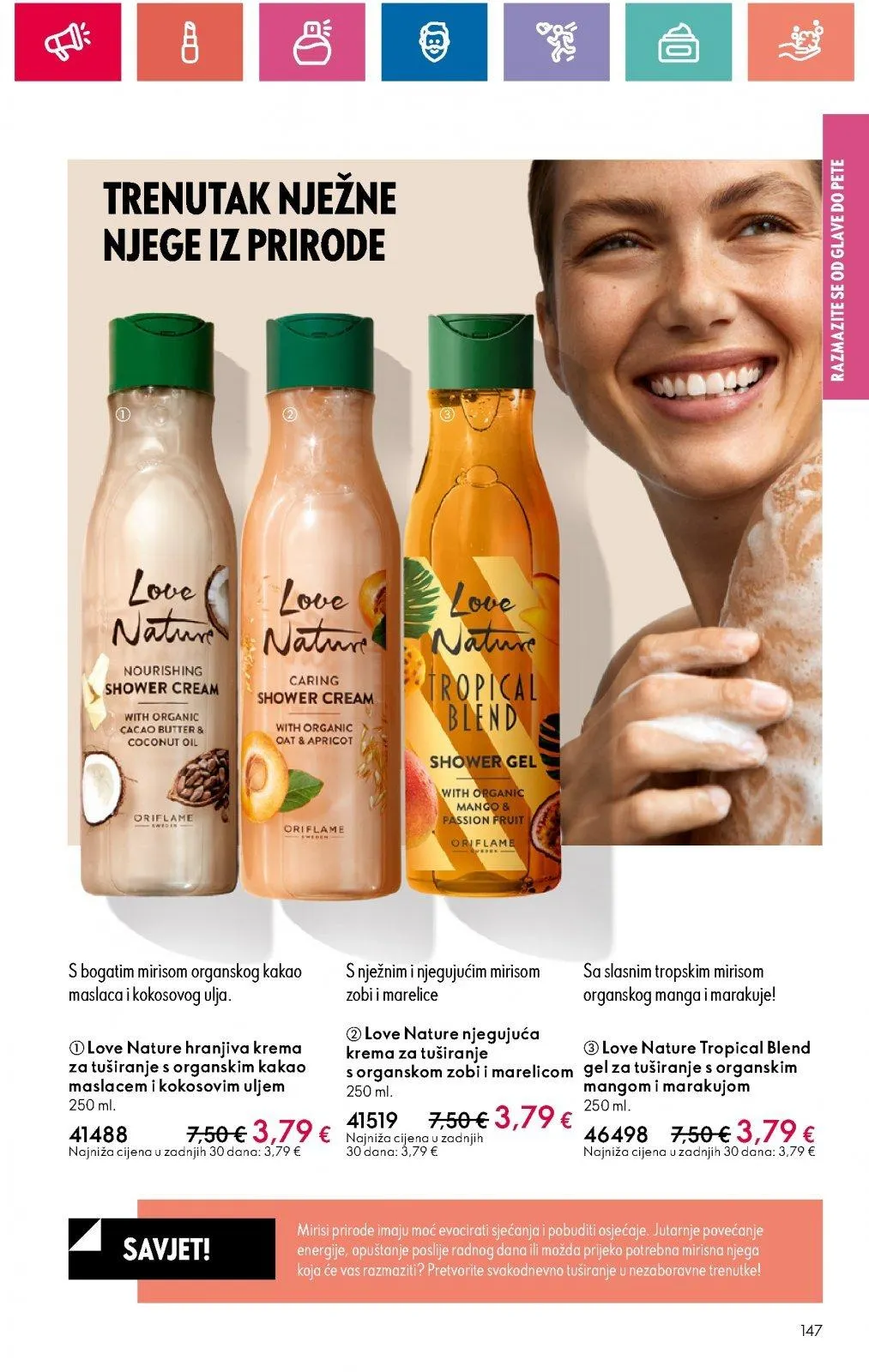 Katalog Oriflame katalog do 11.09.2024 od 29. kolovoza do 11. rujna 2024. - Pregled Stranica 147