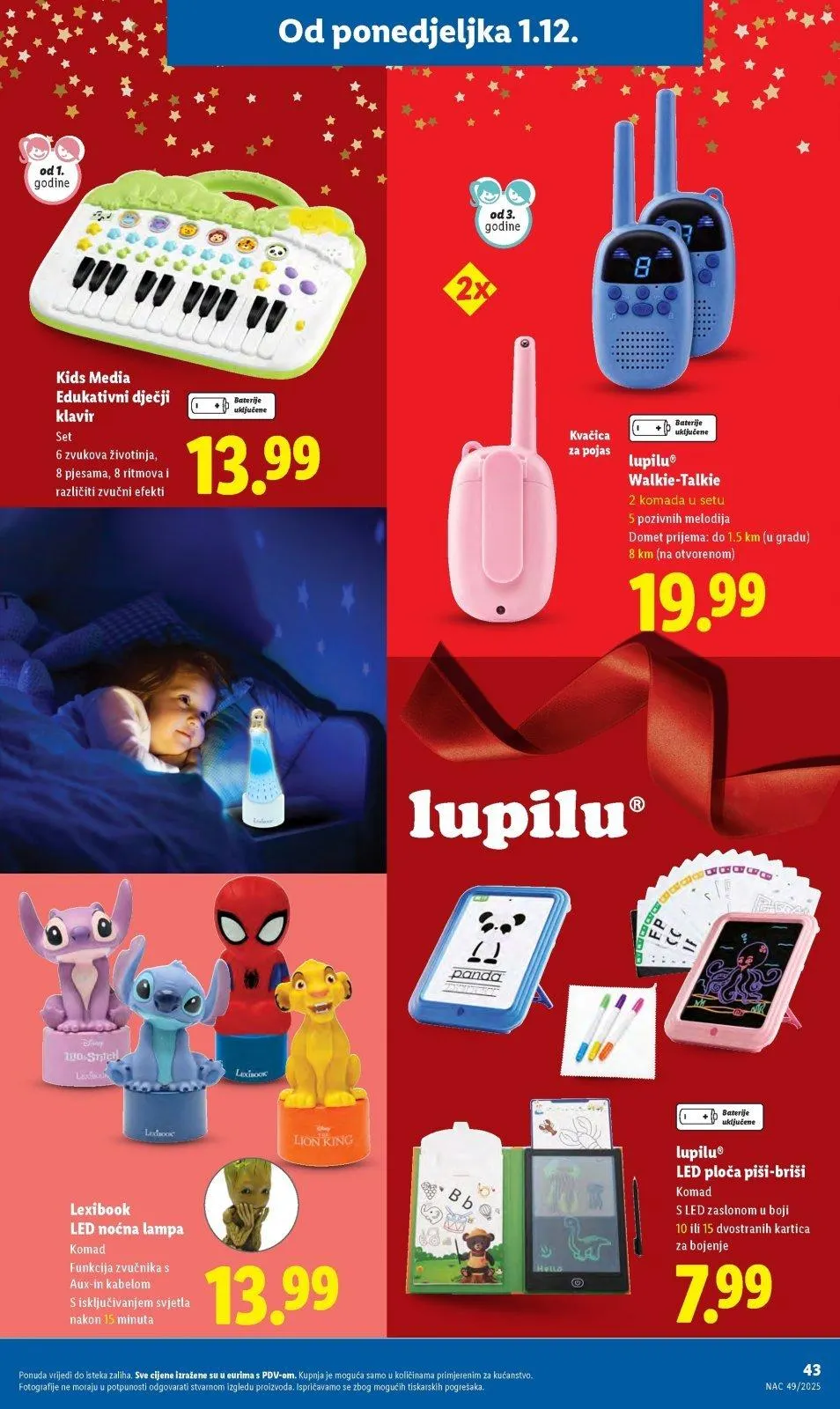 Katalog Lidl katalog do 07.12.2025 od 3. prosinca do 7. prosinca 2025. - Pregled Stranica 43