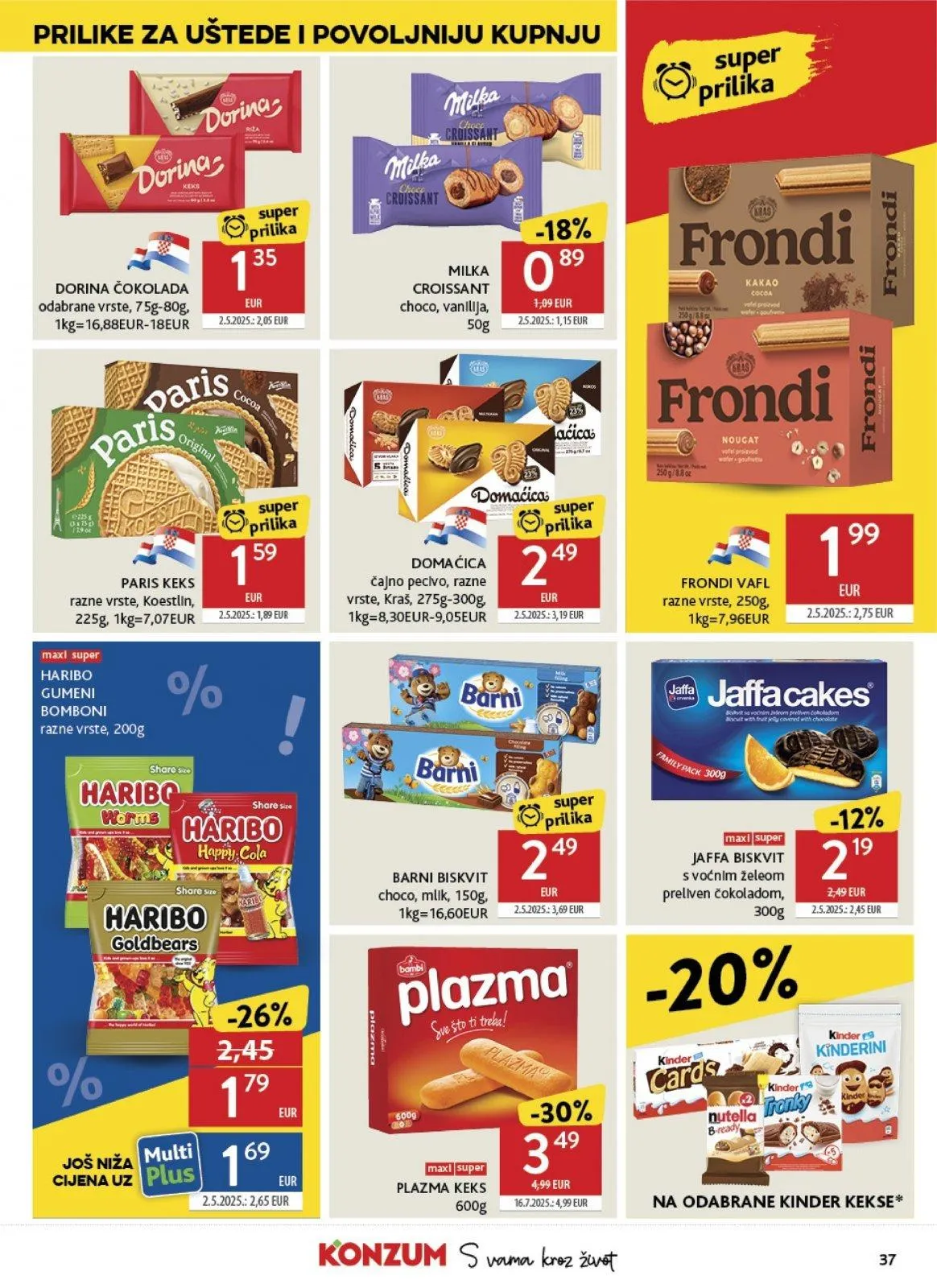 Katalog Konzum katalog do 16.06.2026 od 10. lipnja do 16. lipnja 2026. - Pregled Stranica 37