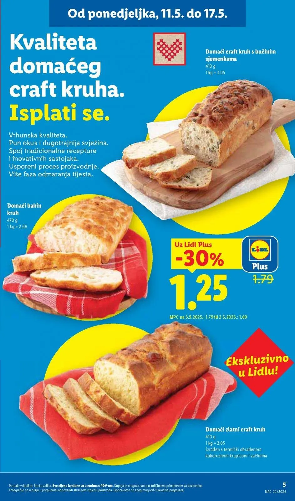 Katalog Lidl katalog do 17.05.2026 od 7. svibnja do 17. svibnja 2026. - Pregled Stranica 5