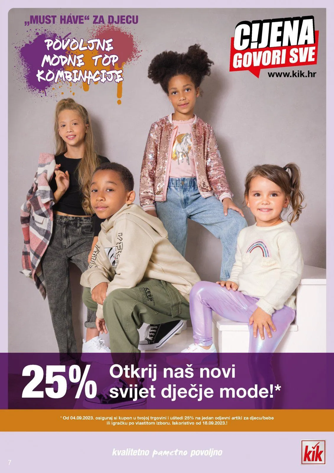 Katalog KiK katalog do 17.09.2023 od 8. rujna do 17. rujna 2023. - Pregled Stranica 7