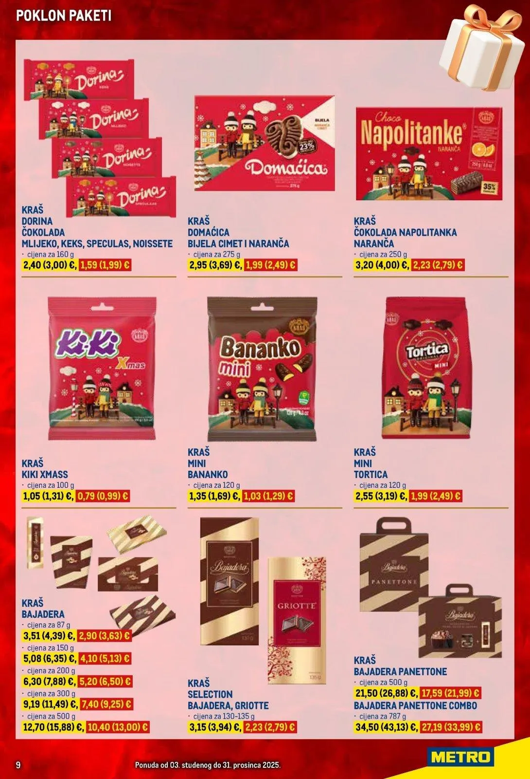 Katalog Metro katalog do 31.12.2025 od 6. studenoga do 31. prosinca 2025. - Pregled Stranica 9