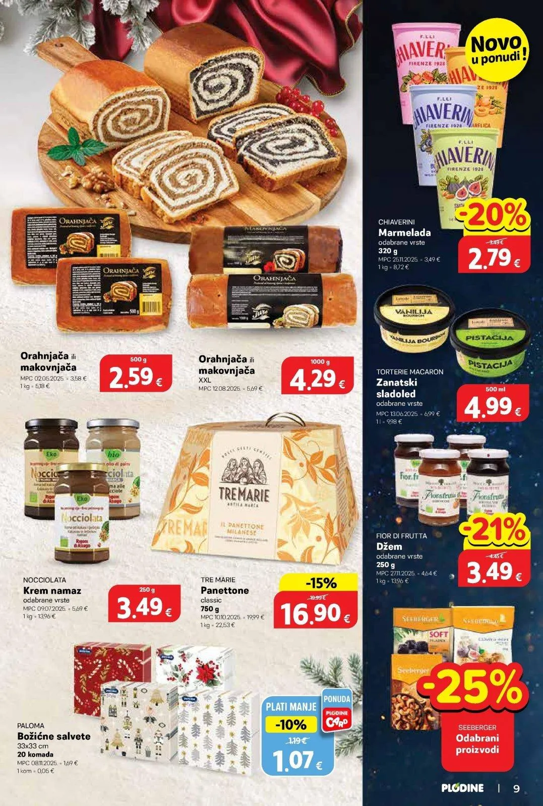 Katalog Plodine katalog do 24.12.2025 od 17. prosinca do 24. prosinca 2025. - Pregled Stranica 9