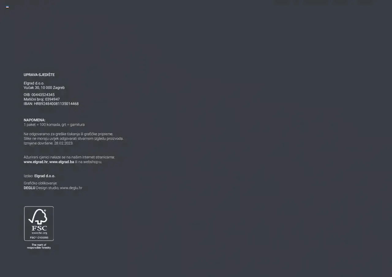 Katalog Katalog Elgrad od 1. siječnja do 31. prosinca 2023. - Pregled Stranica 3