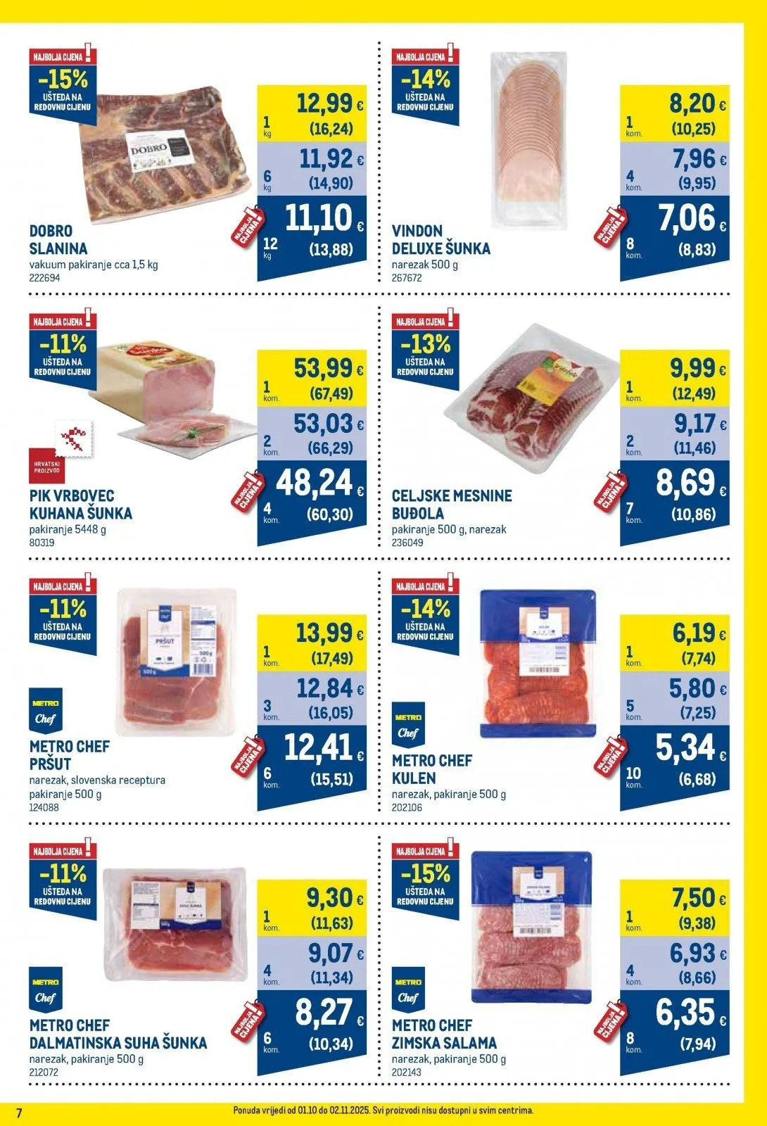 Katalog Metro katalog do 02.11.2025 od 28. listopada do 2. studenoga 2025. - Pregled Stranica 7